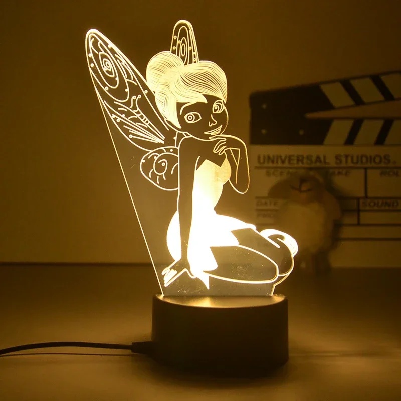 Desk Setup Lighting - Lampe LED 3D, figurine de princesse