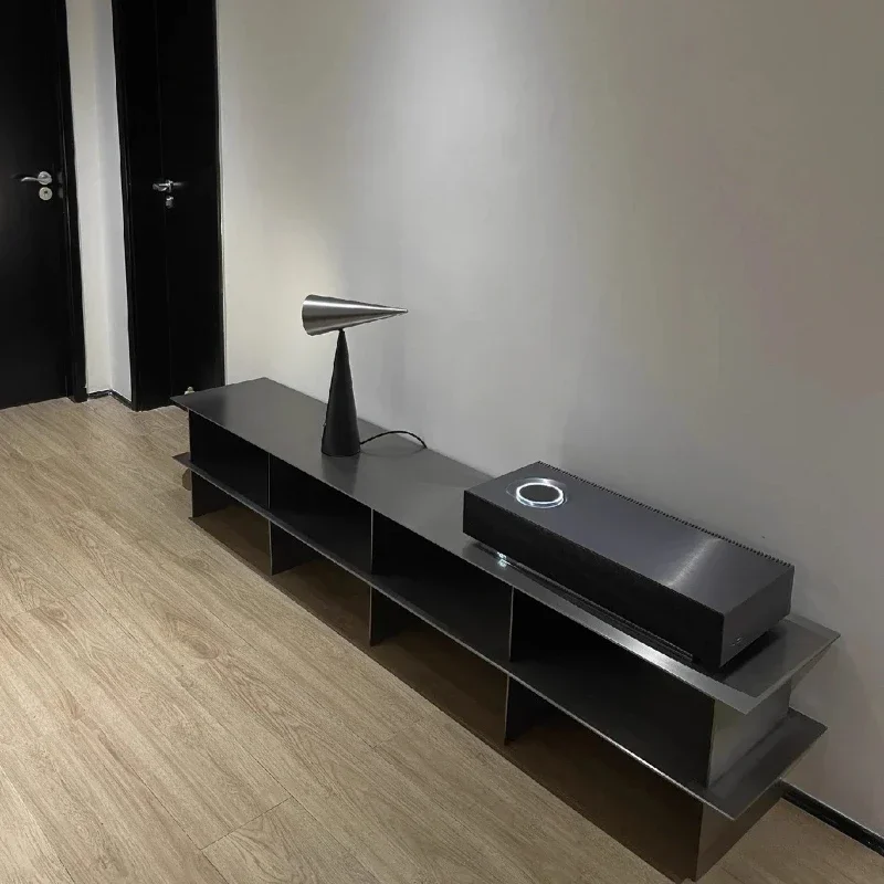 Monitor Riser Wood - Meuble TV avec foyer, support de
