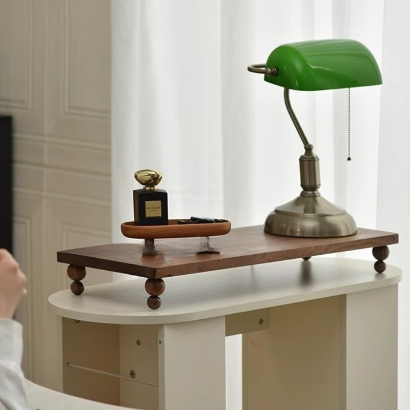Monitor Riser Wood - Support de moniteur Vintage en noyer