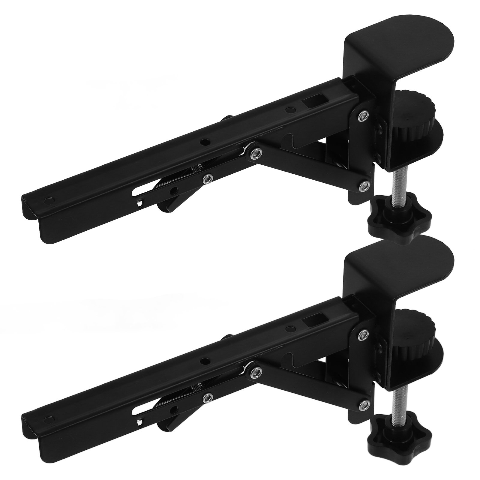 Desk Setup With Keyboard Tray - Lot de 2 supports ergonomiques pliables