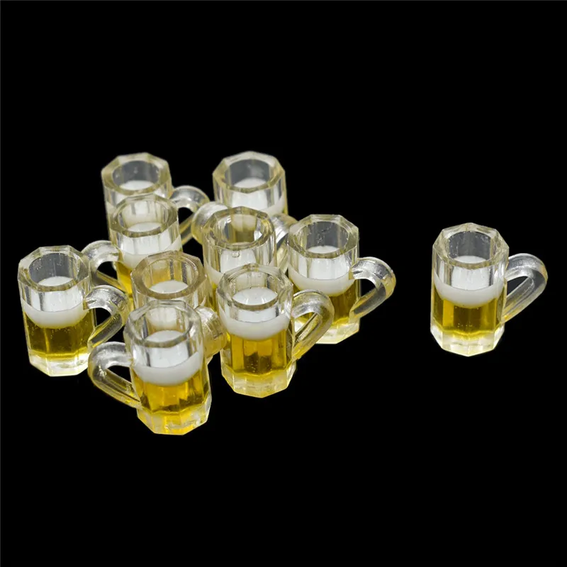 Desk Setup Modern - Verre à bière Miniature en résine,
