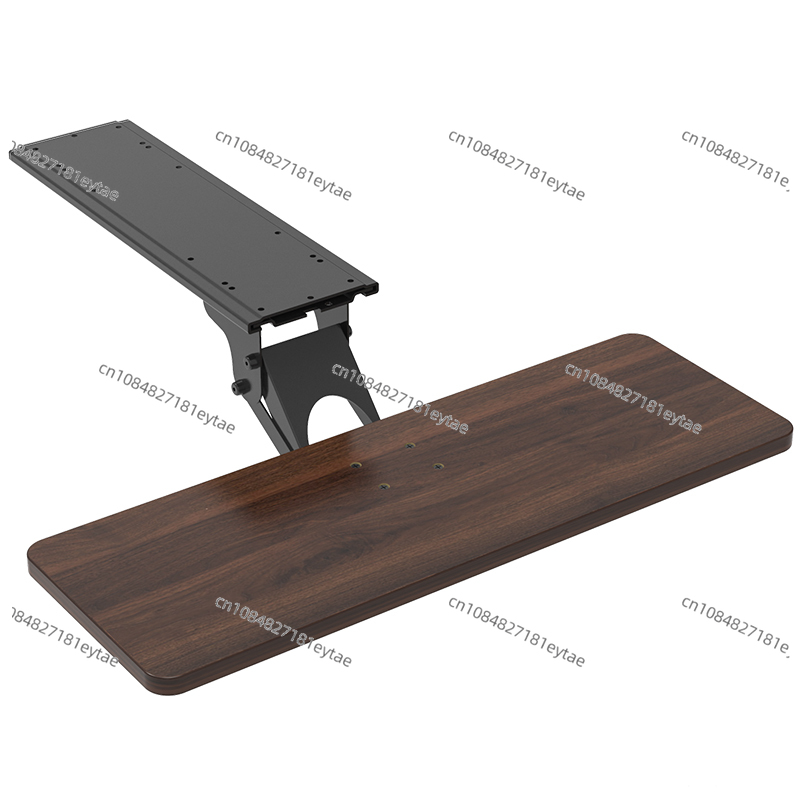 Desk Setup With Keyboard Tray - Plateau de clavier ergonomique sous le