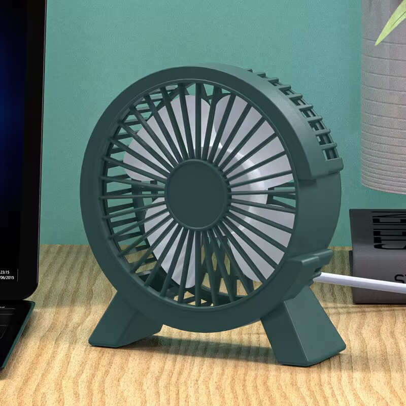 Fan Desk Small Usb - Mini ventilateur de table rechargeable par