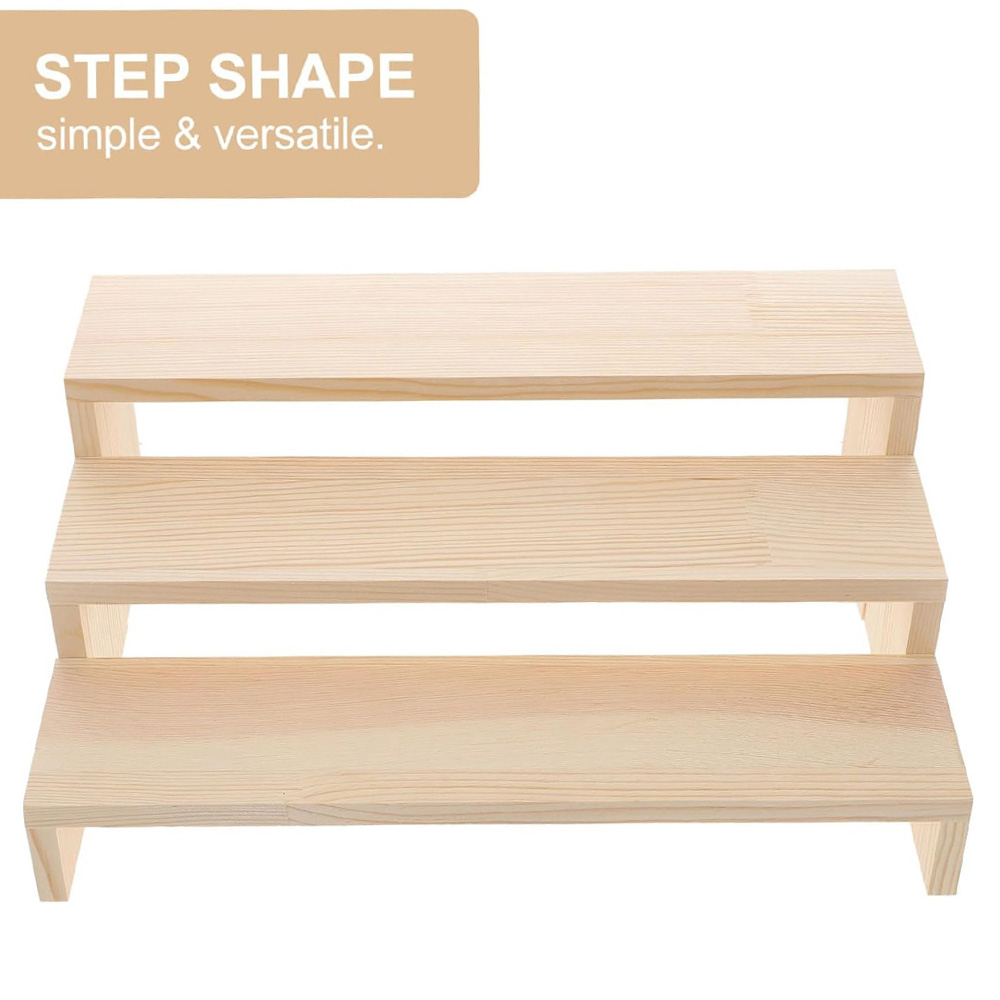 Monitor Riser Wood - Présentoir en bois pour figurines, présentoir