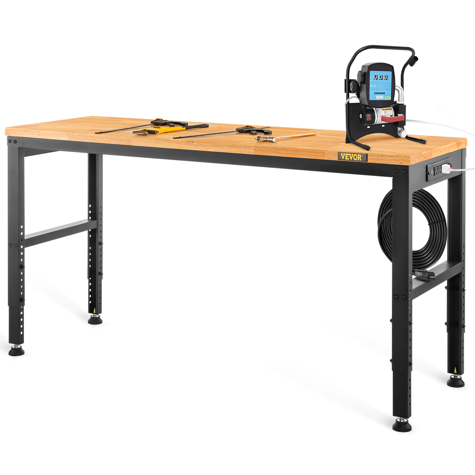 Desk Setup Oak - SucceBuy Établi pour le travail du