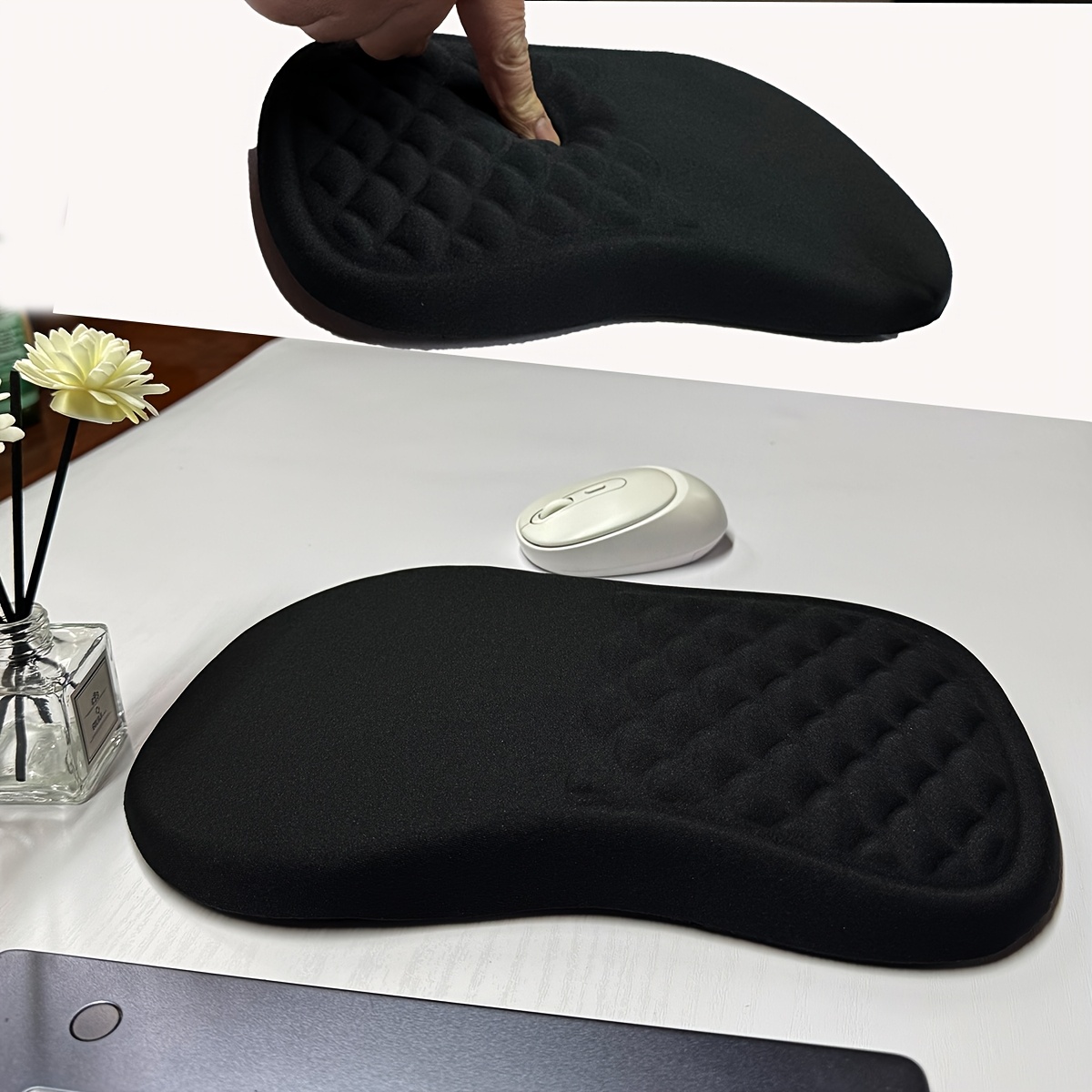 Tapis de souris, support de po - Desk Setup Black avis et prix