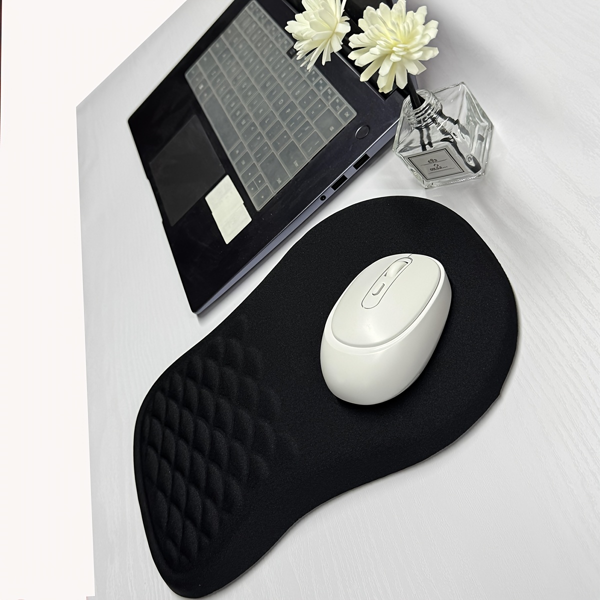 Tapis de souris, support de po - Desk Setup Black avis et prix