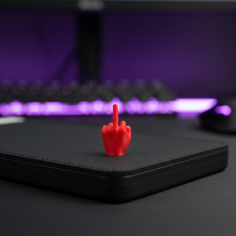 Statuette de doigt d'honneur i - Desk Setup Modern avis et prix