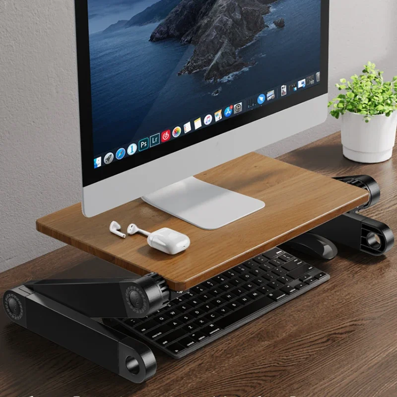 Support de hauteur pour ordina - Monitor Riser Wood avis et prix