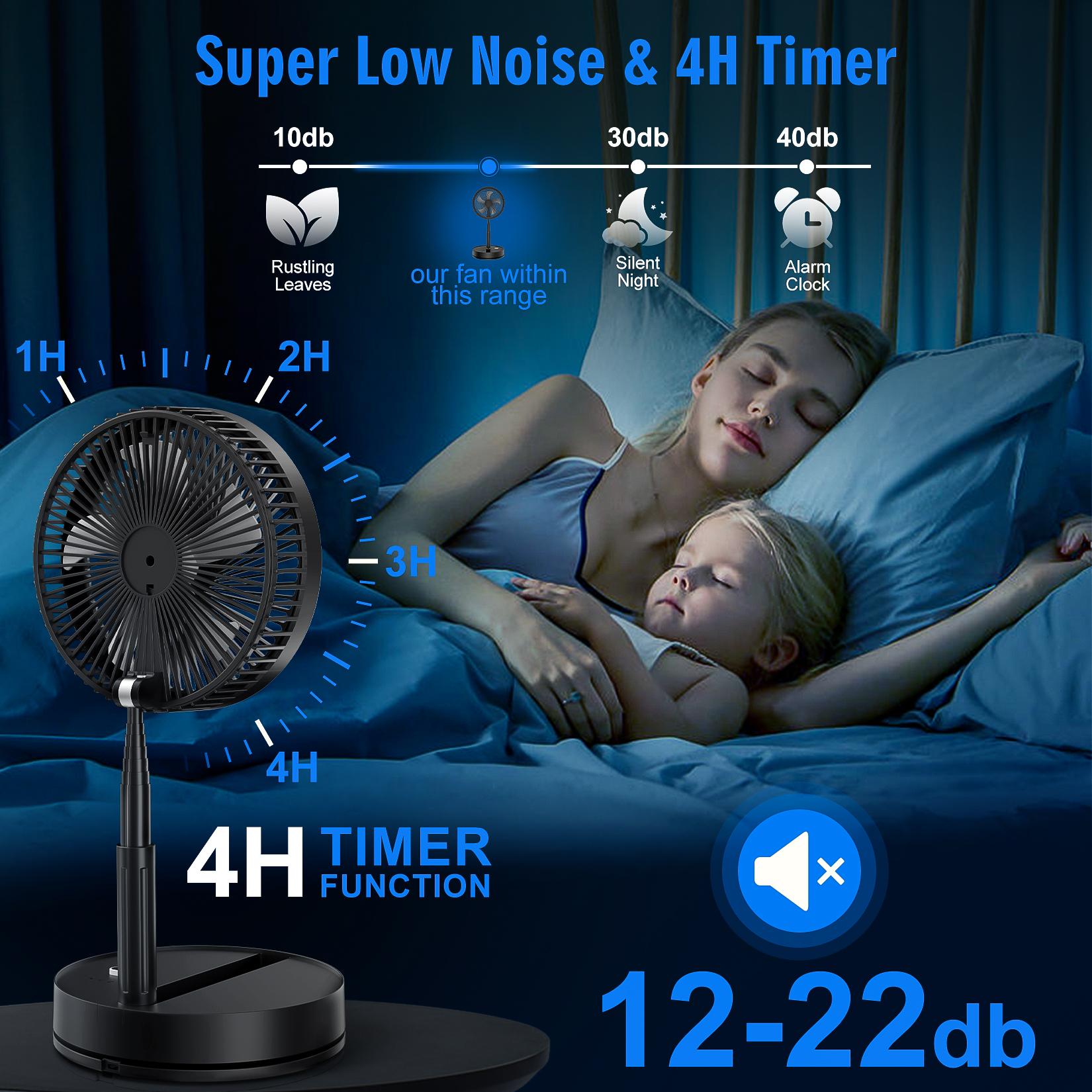 Ventilateur portable pliable r - Fan Desk Small Usb avis et prix