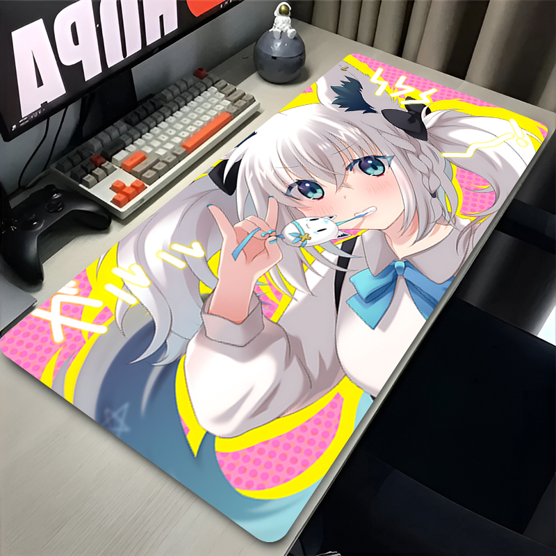 Shirakami Fubuki tapis de sour - Desk Setup Black avis et prix