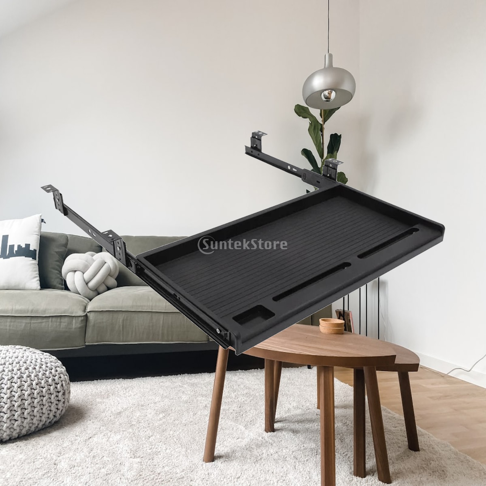 Plateau coulissant pour clavie - Desk Setup With Keyboard Tray avis et prix
