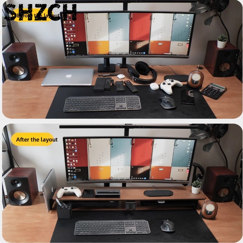 Support de moniteur modulaire  - Monitor Riser Wood avis et prix