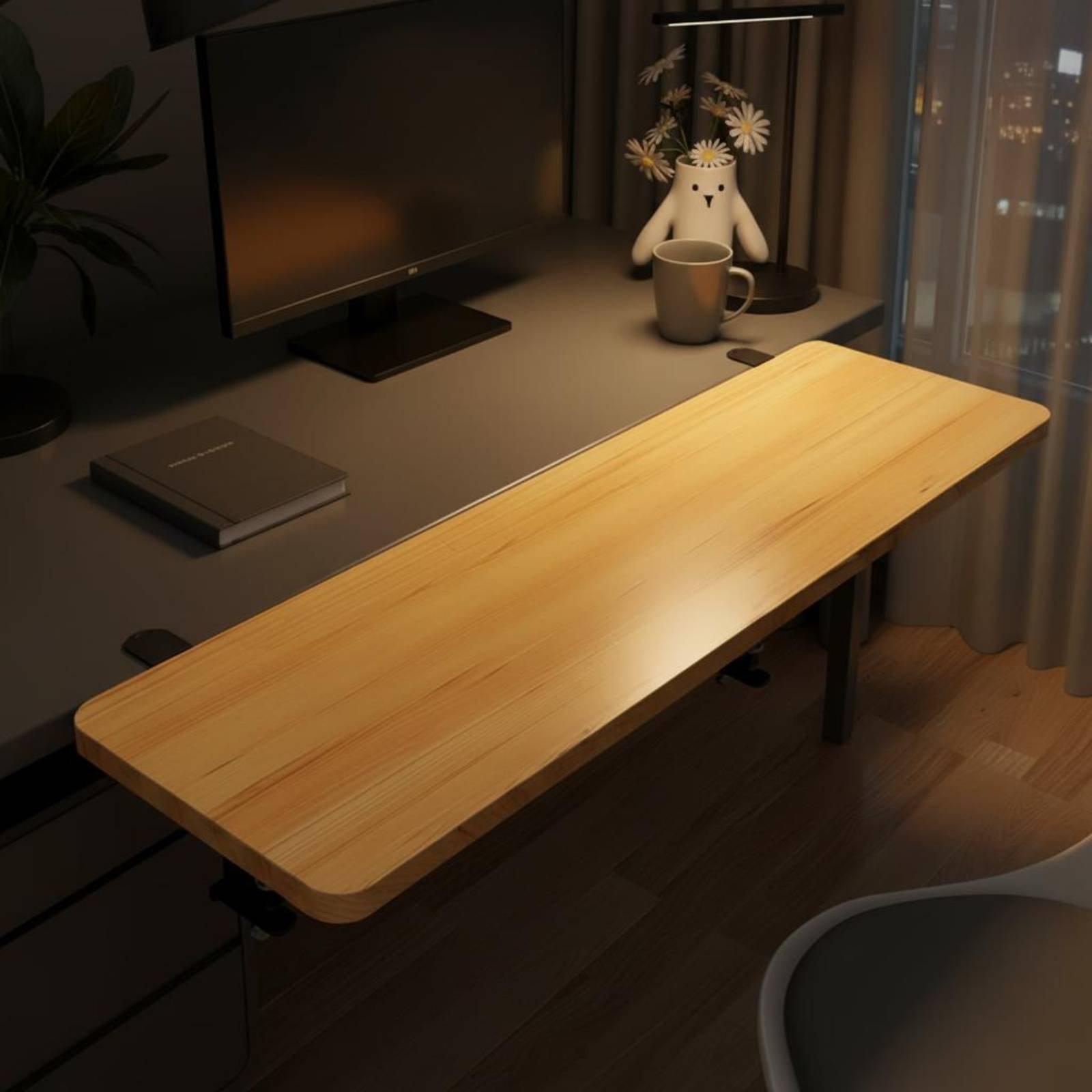 Étagère de bureau pliable, ext - Desk Setup With Keyboard Tray avis et prix