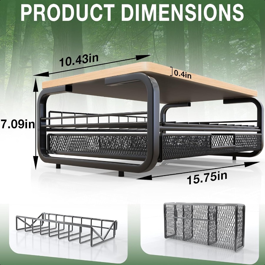 Support de moniteur en bois de - Monitor Riser Wood avis et prix