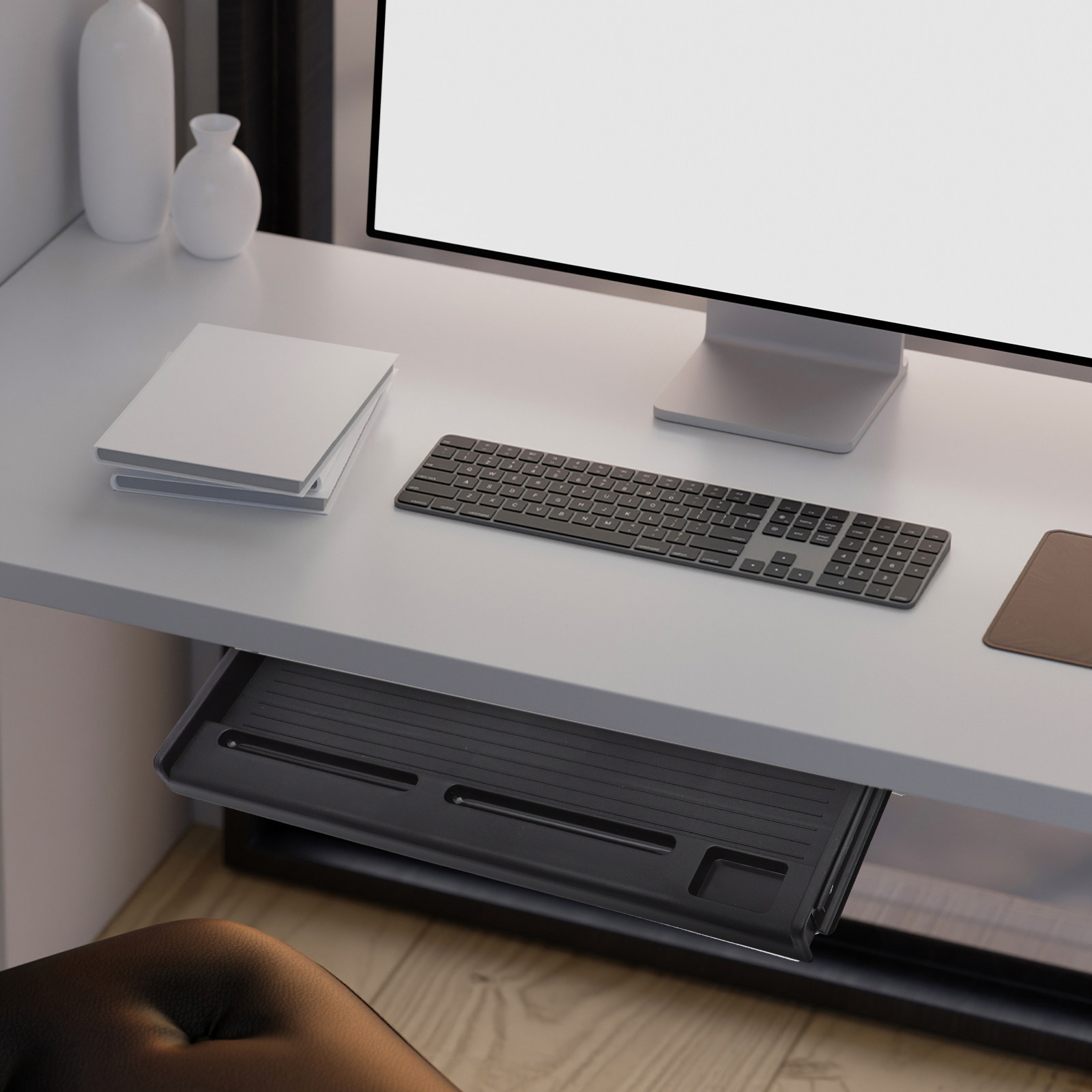 1 ensemble de plateau coulissa - Desk Setup With Keyboard Tray avis et prix