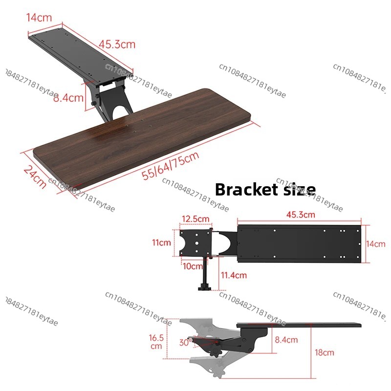 Plateau de clavier ergonomique - Desk Setup With Keyboard Tray avis et prix