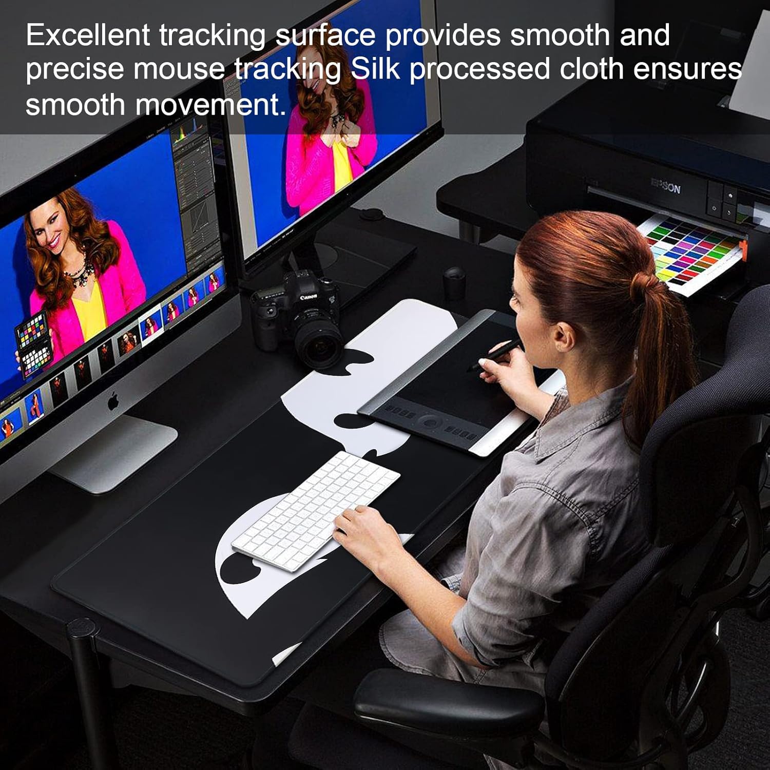 Grand tapis de souris de jeu v - Desk Setup Mac avis et prix