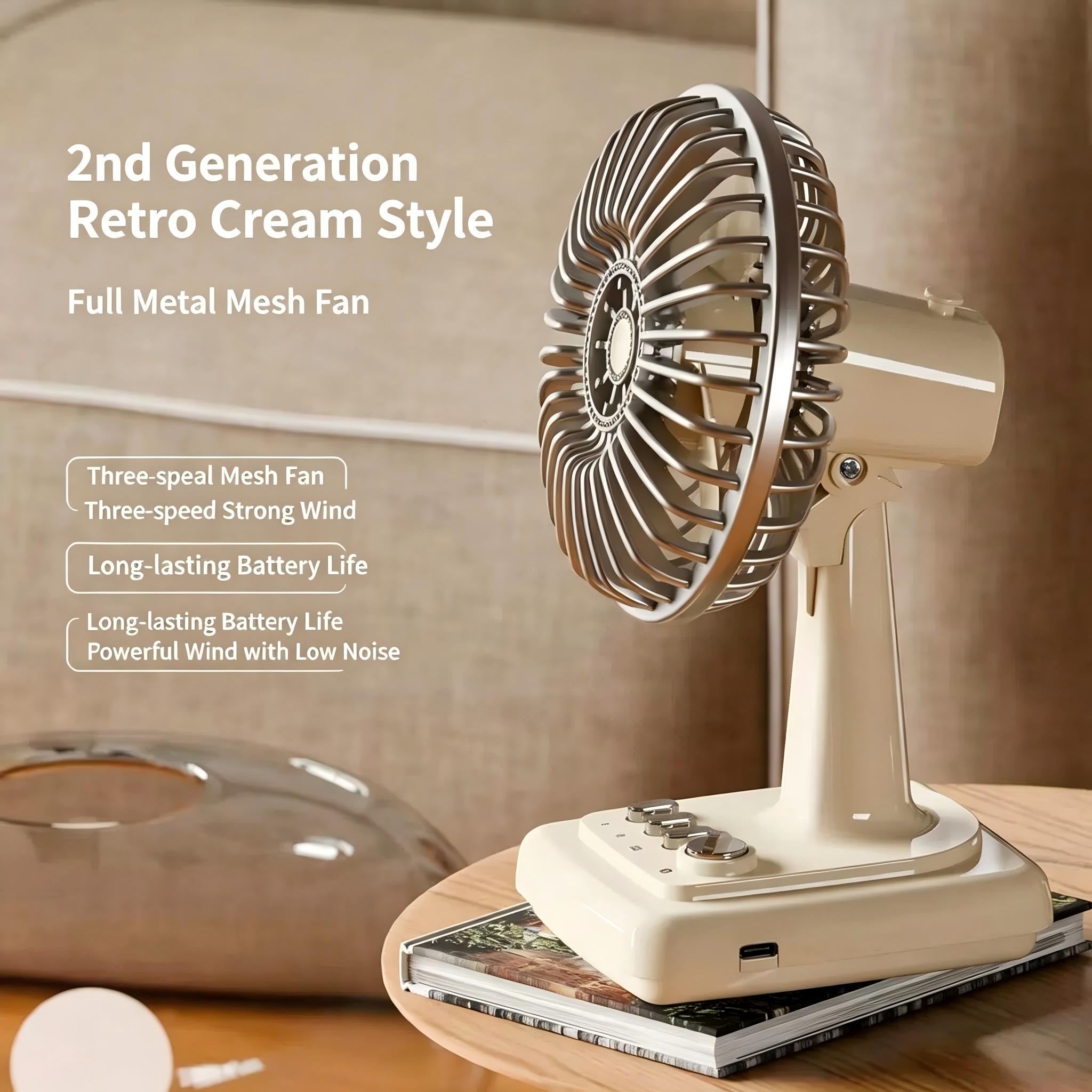 Ventilateur de bureau rétro en - Fan Desk Small Usb avis et prix