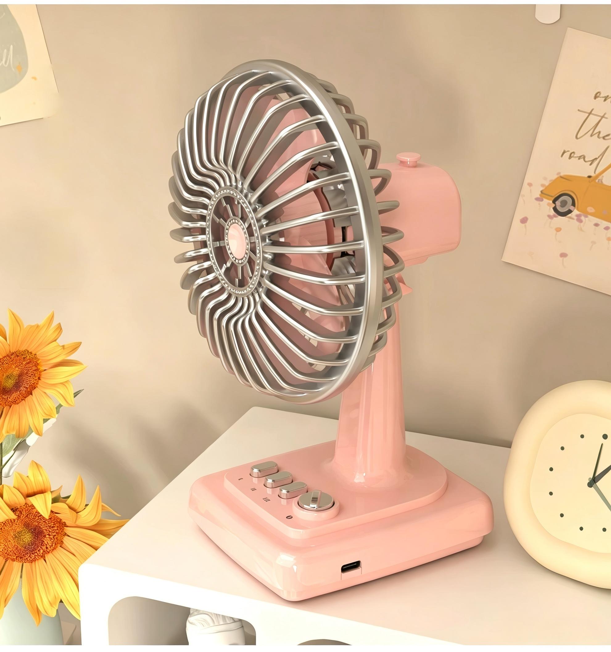 Ventilateur de bureau rétro en - Fan Desk Small Usb avis et prix
