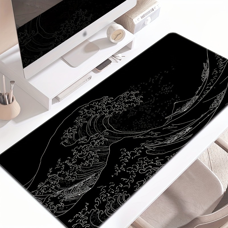 Grand tapis de souris de jeu e - Desk Setup Black avis et prix