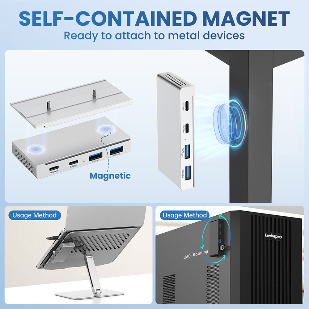 Répartiteur USB magnétique de  - Desk Setup Mac avis et prix