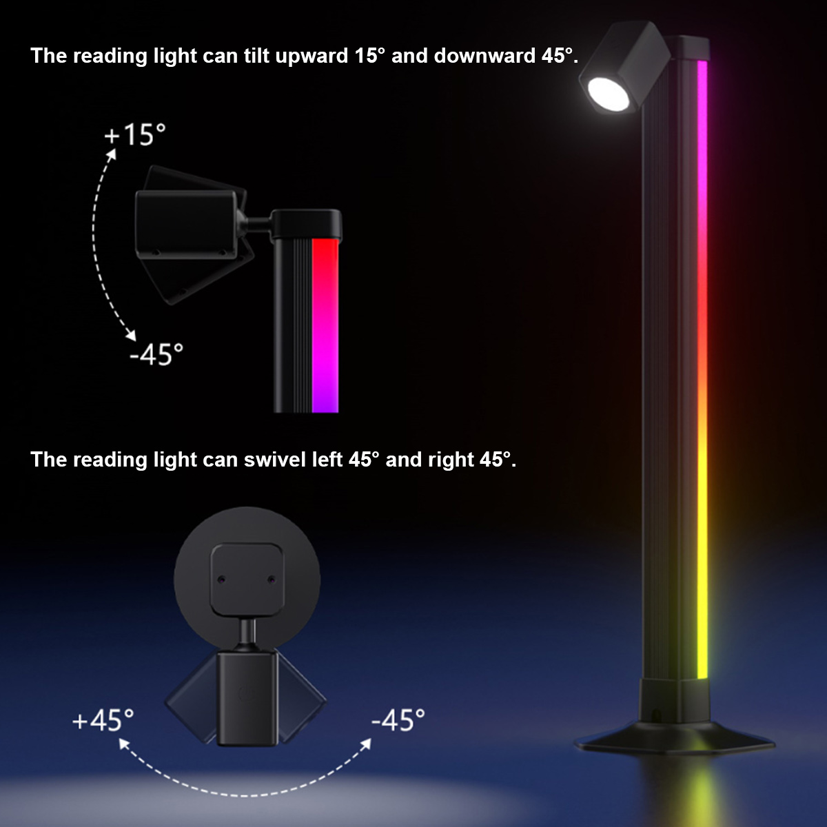 Barre lumineuse intelligente L - Desk Setup Black avis et prix