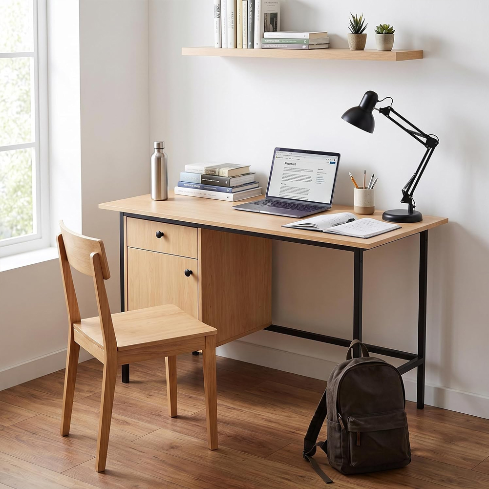 Bureau d'ordinateur pour la ma - Desk Setup Oak avis et prix