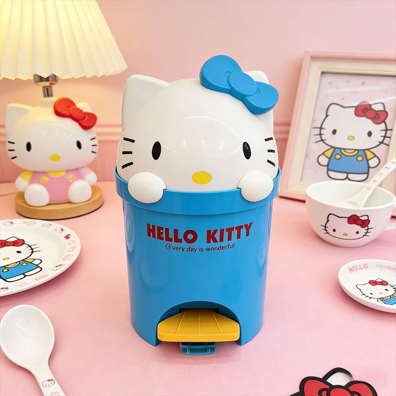 Poubelle de bureau HelloKitty, - Desk Setup Room avis et prix